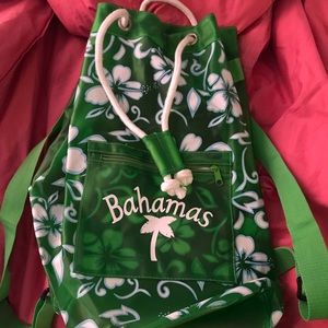 Green Bahamas backpack